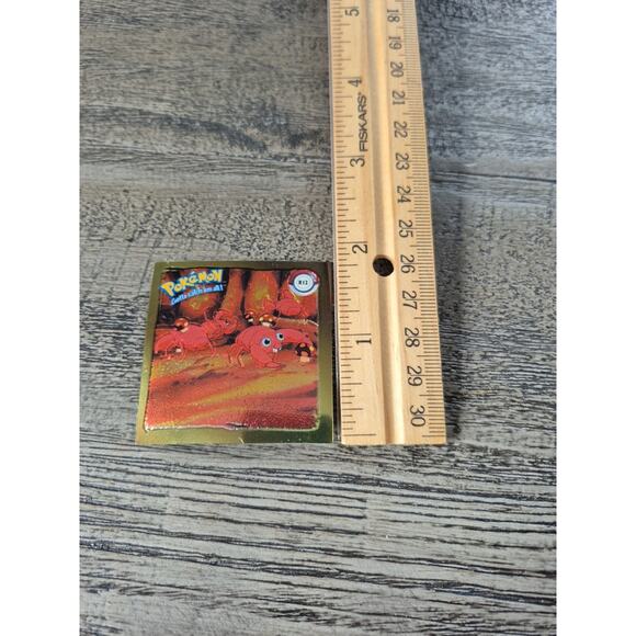 Vintage 1999 Paras Pokemon Artbox Gold Sticker Paras #R12 Series 1 - Picture 9 of 9